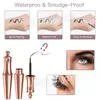 Magnetic False Eyelashes & Magnetic Liquid Eyeliner & Tweezer Set 5 Magnet False Eye lashes Set Glue Make Up Tools 4 Pairs eyelash 3 in1 set