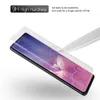 Liquid Glue NOTE 10 Case Friendly UV Light Fingerprint Unclock Proteggi schermo in vetro temperato completamente adesivo per Samsung S10 S9 S8 Plus S7