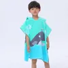Kreskówka Dzieci Z Kapturem Plażowy Ręcznik Koc Ręcznik Super Chłonny Ręcznik kąpielowy Pływanie Basen Ręcznik Infant Robe Dziecięce Toalha Cape Cloak
