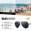 Pro Acme marca gafas de sol polarizadas pequeñas para niños y jóvenes adultos cara pequeña mujeres hombres jóvenes piloto gafas de sol 52 mm PA10533751900