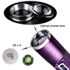 Rechargeable Torch 8000 Lumens Q5 x 4 Fishing flashlight blue/purple/yellow/white light 12 models Use DC charger