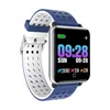 M19 Akıllı Bilezik Spor Izci Kan Oksijen Kan Basıncı Kalp Hızı Monitörü Akıllı İzle Su Geçirmez Akıllı Writwatch iPhone Android Için