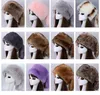 Fashion-COLORS Women Hats 2019 Lady Russian Tick Warm Faux Fox Fur Fluffy Fur Hat Headband Winter Ski Hat FemaleTrapper Hat For Autumn
