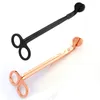 Snuffers in acciaio inossidabile Candela Wick Trimmer Oro rosa Candela Forbici Taglierina Candela Wick Trimmer Lampada a olio Trim forbice Taglierina BH2367 TQQ