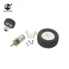 10pcs 3 v 7.5 rpm a 1500 rpm Micro motor da engrenagem com 42mm roda kit para Hobby RC toy Vehicle smart car robot motor para veículo elétri