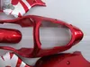 Personalizar carenados chinos para Kawasaki Ninja zx9r 00 ​​01 2000 2001 zx9r ZX 9R plata rojo de la motocicleta kits de carenado