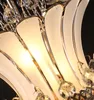 LED Modern Kolye Lambaları Lüks Villa Otel Büyük Mühendislik Kristal Tavan Işık Altın Avrupa Tarzı Fuaye Lambaları Oturma Odası