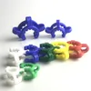 10mm 14mm 18mm Plastic Keck Clip for Glass Bong Adapter Downstem Water Pipes Manufacturer Laboratory Lab Clamp Colorful Clips Connect