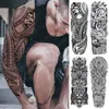 Large Arm Sleeve Tattoo Lucifer Angel Eagle Waterproof Temporary Tatto Sticker Hell Satan Body Art Full Fake Tatoo Women Men6340753