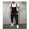 新しい男性ファッションカジュアルストリートスタイルパンツメンズホールルーズユニークサスペンダーズボン高品質の熱い販売ソフトジーンズパンツ送料無料