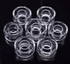 Od 22mm 25mm Quartz Dish 100% Real Quartz Replacement Quartz Dish Bowl för Domeless Titan Nail Oil Rig Bongs