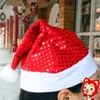 Paillettes de Noël chapeau haut de gamme de Noël Chapeau Articles de fête ornements chapeaux colorés cadeau santa