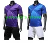 Korting goedkoop ontwerp Custom Soccer Jerseys Online Sets met Shorts Aangepaste voetbaluniformen Kleding Kits Sporten met als verschillende slijtage