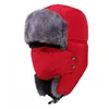 Cappelli da bombardiere invernale Uomini Donne che ispessano il fiocco di pelliccia che riscalda il cappello da sci russo russo mantieni cappelli da trapper antivento 8027313