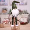 Christmas Gnomes Stripe Long Legs Faceless Doll Old Man Pendants Home Window Xmas Decoration About 50*11cm 18% Discount XD24838