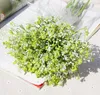 Konstgjorda blommor gypsophila bukett blommor brudbukett falska babysbreath blommor bröllop dekorationer bukett bra plast babysbreath