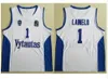 남성 리투아니아 Prienu Vytautas 농구 Lamelo Ball Jerseys 3 Liangelo Ball Uniform 99 Lavar Ball All Stitched Team Blue White93656664