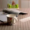 Şeffaf Cam Saman Sıcaklığa Dayanıklı Yeniden Kullanılabilir Çevre Dostu Kurşunsuz Bardak Saman Süt Çay Kalın İçme Kavisli Payet BH2020 TQQ