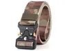 10 colori Heavy Duty Tactical Gear Out Belt Nylon Fibbia in metallo Swat Molle Cintura imbottita da pattuglia Accessori tattici da caccia