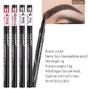 Lulaa 4Color Liquid Eyebrow Pencil Enhancer Eyebrow Tattoo Pen Sketch Waterproof Tint 4head Longlasting Eye Makeuptslm15522572