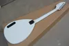 Custom Shop Hutchins Brian Jones Teardrop Signature Guitare électrique blanche Manche peint blanc, pont trémolo, micros blancs anneau chromé