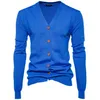 New Mens Cardigans Knitwear Sweaters Warm Button Solid Color Sweater Fashion Casual Mens Coat Free Shipping