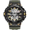 Pulseira de led waches de luxo relógio homens relógios militares relógio Relogio Montre1532b Men Watches Sport Sport à prova d'água