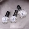 Bottiglia per smalto per unghie in vetro vuoto da 5ml10ml con pennello in vetro a forma di vetro art bottiglia di lacca di vernice mini piccoli chiodi Frankening Supp1784556