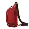 HBP Men crossbody ryggsäck stil rese bagagepåse enkel rem en remväska fast färg stänk bevis ryggsäck gratis frakt
