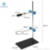 Lab Supplies Set Portable 30cm retort stand iron with clamp