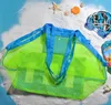 Çocuklar Kum Dışarıda Protable Mesh Çanta Çocuk Plaj Oyuncakları Giyim Havlu Çanta Bebek Oyuncak Saklama Sundries Çanta Kadınlar Kozmetik Makyaj Çanta RN8027