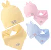 الرضع Newbron الطفل الجنين كاب القطن مزدوجة جميلة الأرنب كاب الثلاثي منشفة مجموعة Wram حديثي الولادة القبعات مرونة أطفال لون الصلبة هات # MZ06