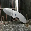 High End Ball Bearing Flipper Folding Knife M390 Stone Wash Blade TC4 Titanium Alloy Handle With Original Box Package