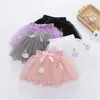 Baby girls tutu kjolar barn svan mesh prinsessa klänning sommar ballett tulle pettiskirt fancy party kjolar kostym dancewear stenewear ayp566