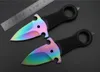 Zelf Deference War Wolf Hand Stab Push Mes 440 Blade Handvat Camping Tactische Mes EDC Messen Xmas PA Cadeau voor Man 1sets = 2PCS