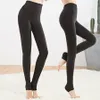 Dames winter dikke fluwelen leggings warme effen kleur elastische broek vrouwen fluwelen panty voor winter voet warme broek