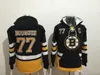 Top kwaliteit ! Boston Bruins Old Time Hockey Jersey 37 Patrice Bergeron Black Green Cream Hoodie Pullover Sport Sweatshirts Winter Jas