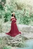 Ny Maternity Lace Dress Gowns för fotografering Gravid Klänning Graviditet Fotografi Props