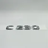 Para Mercedes-Benz Classe C C43 C55 C63 C160 C180 C200 C220 C230 C250 W210 W212 Tronco Traseiro Emblema Emblema Logotipo Placa de Identificação Adesivos184A