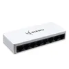 Freeshipping Alta Performance Mini Switch de Rede HUB 8 Portas 10/100 Mbps Fast LAN Ethernet Network Switch Adapter + DC5V / 500mA fonte de Alimentação