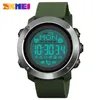 Men Digital Sport Calories Montre le thermomètre Prévisions météorologiques LED Watch Luxury Petomètre Compasse Montronome Metronome Clock1445226