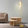 Art Deco Bird Paper Floor Lamp Slaapkamer Studio Woonkamer Lamp Stand Origami Lichte Studeer Bedside Lezings Tafel Gouden vloerlamp