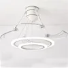 modern chandelier take-off fan creative ceiling fan lamp invisible fan lamp living room dining room bedroom home Pendant Lights