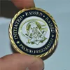 Masońska masonowa freemasonry wiara charytatywna wyzwanie monety commorative monety zbierają