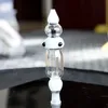 3 Color Nectar Collector Kits Hookahs with Titanium Nail Dab Straw Mini Nector Collectors Wax Dab Rigs Retail Box for Bong Smoking