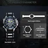 WEIDE men luxury brand digital numeral quartz movement sport military men 30m water resistant Casual wristwatches clock relogio2655