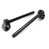 Cafe Racer Motorcycle Handlebar Racing Adjustable CNC Clip On Motor Fork Handle Bar 31 35 37 39 43 46 52MM Chrome Black69890585731694