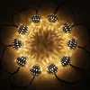 Golden Silver Morocco Balls Solar LED Strings Light Outdoor Waterproof Garden Lights Holiday Decoration Lighting String