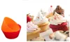 7 cm Siliconen Zachte Ronde Cake Muffin Chocolade Cupcake Mallen Bakvormen Maker Mould Lade Bakken Cup Liner Mallen Liner bakken Cup Mallen