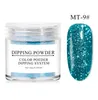 Holo Zanurzenie Grittient Glitter Decoration Pigment Dust Laser Zanurzający Glitter Glitter Naturalne Suche Bez Lampy Curre